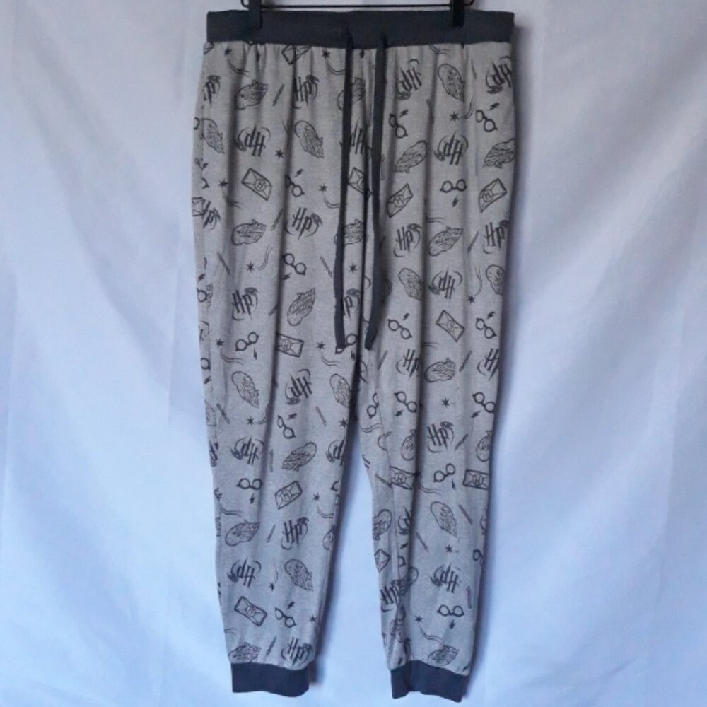 Harry Potter Women’s Gray Lounge Pants Size Large Character Print